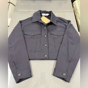 M.M. LaFleur Anna Jacket Better Than Denim Ink Size M